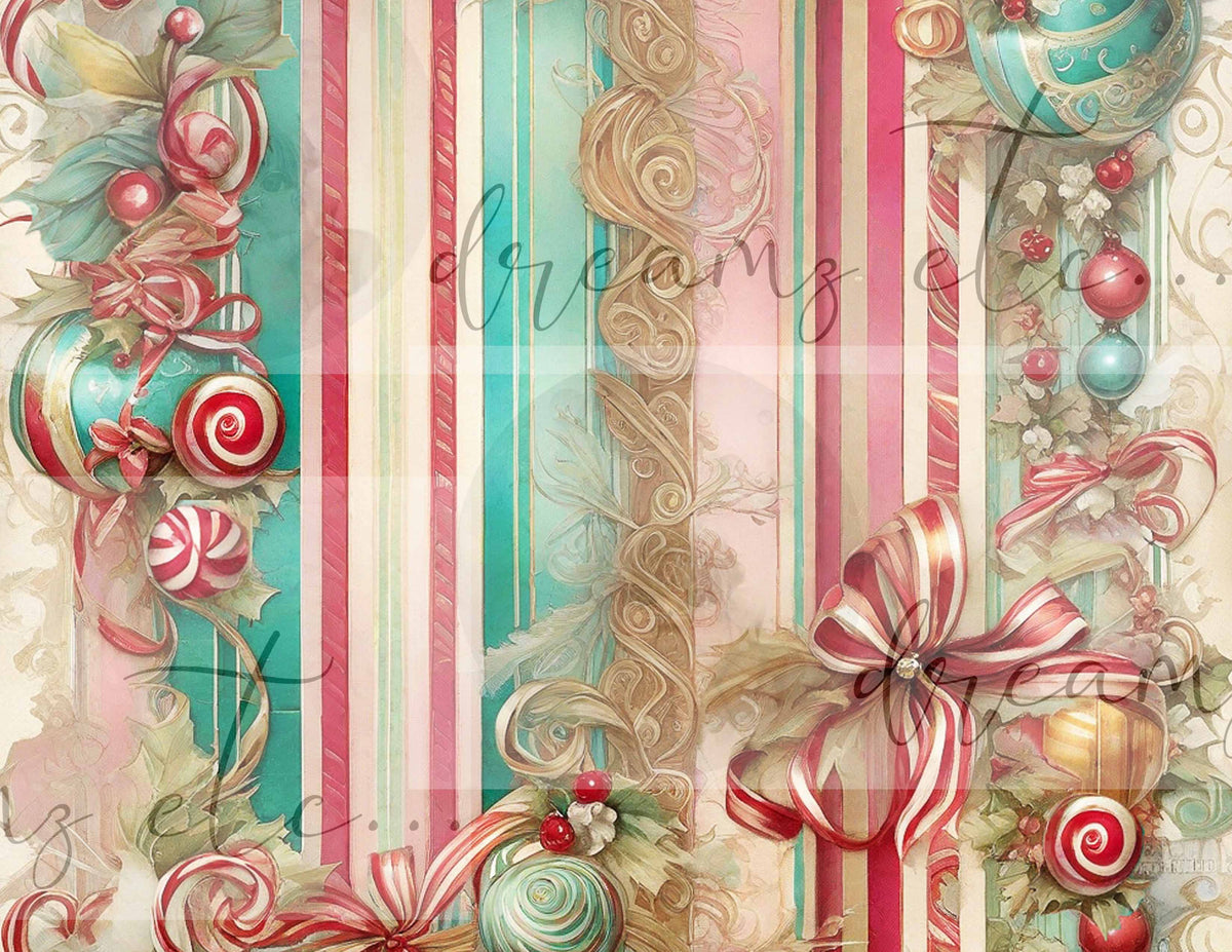 Candy Cane Lane - Digital Journal Kit