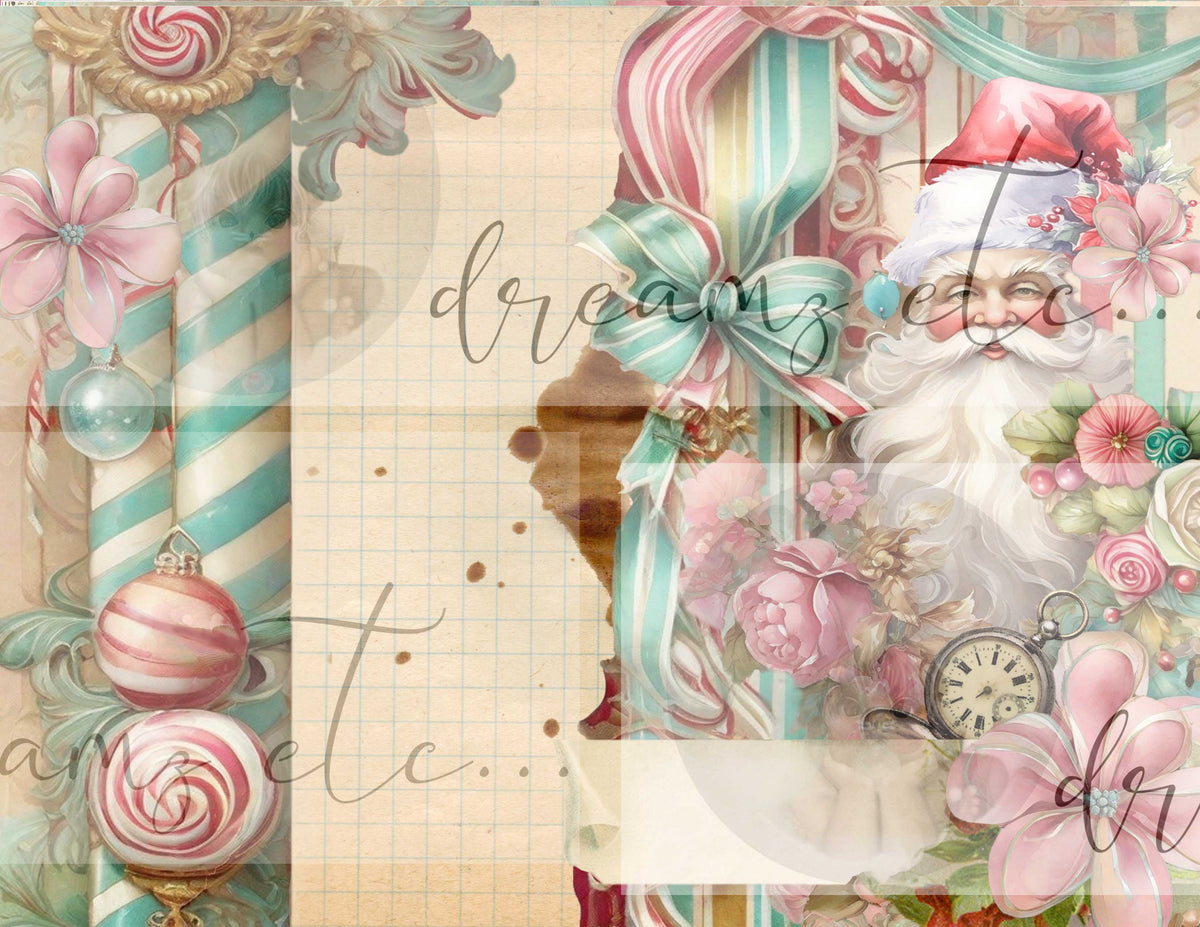 Candy Cane Lane - Digital Journal Kit