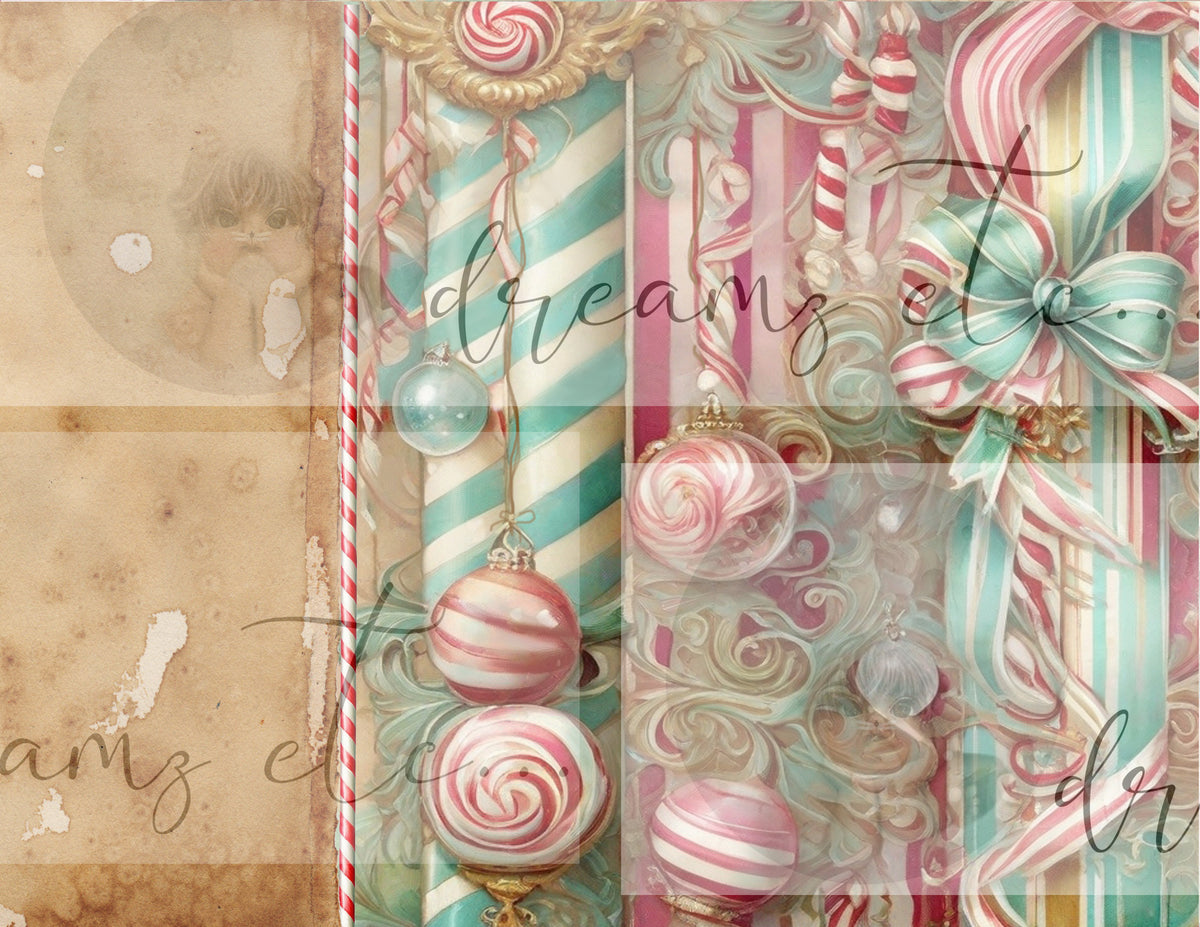Candy Cane Lane - Digital Journal Kit