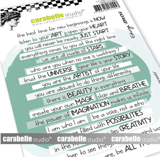Carabelle Studio - Art Journal Mini Words
