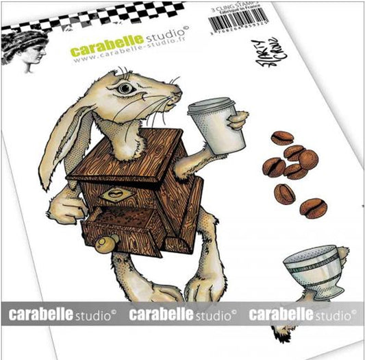 Carabelle Studio - "Cling Stamp A6 : Caffeine by Marty Crouz