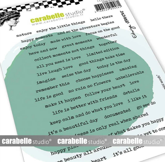 Carabelle Cling Stamp - Edwige's Mini Words