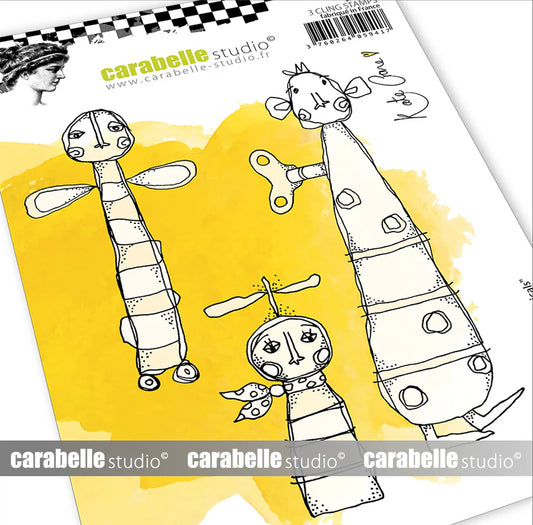 Carabelle Cling Stamp - Mechanicals - Kate Crane