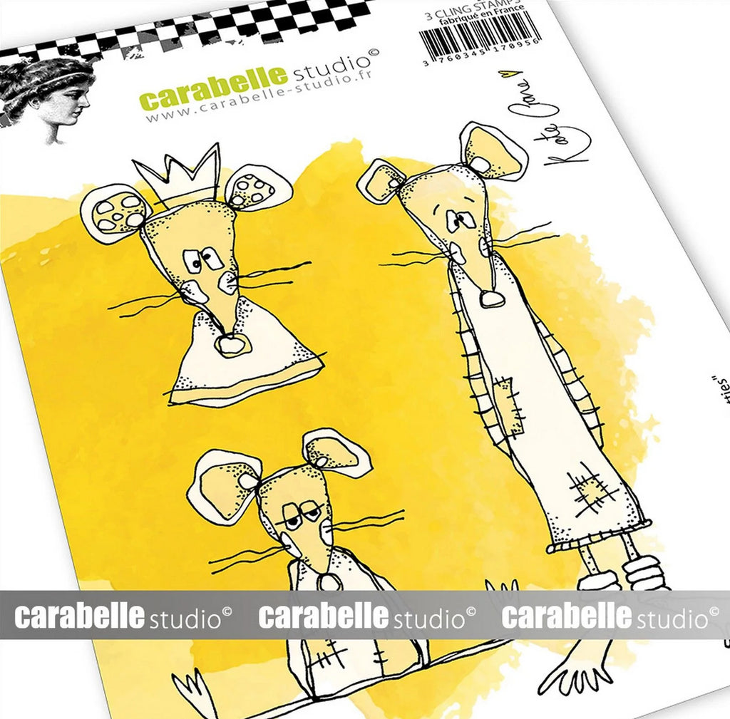 Carabelle Cling Stamp - Happy Ratties