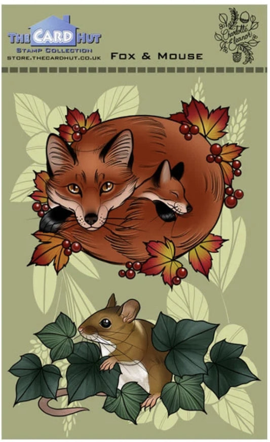 Charlotte Eleanor Designs: Flora & Fauna Stamp Collection - Fox & Mouse