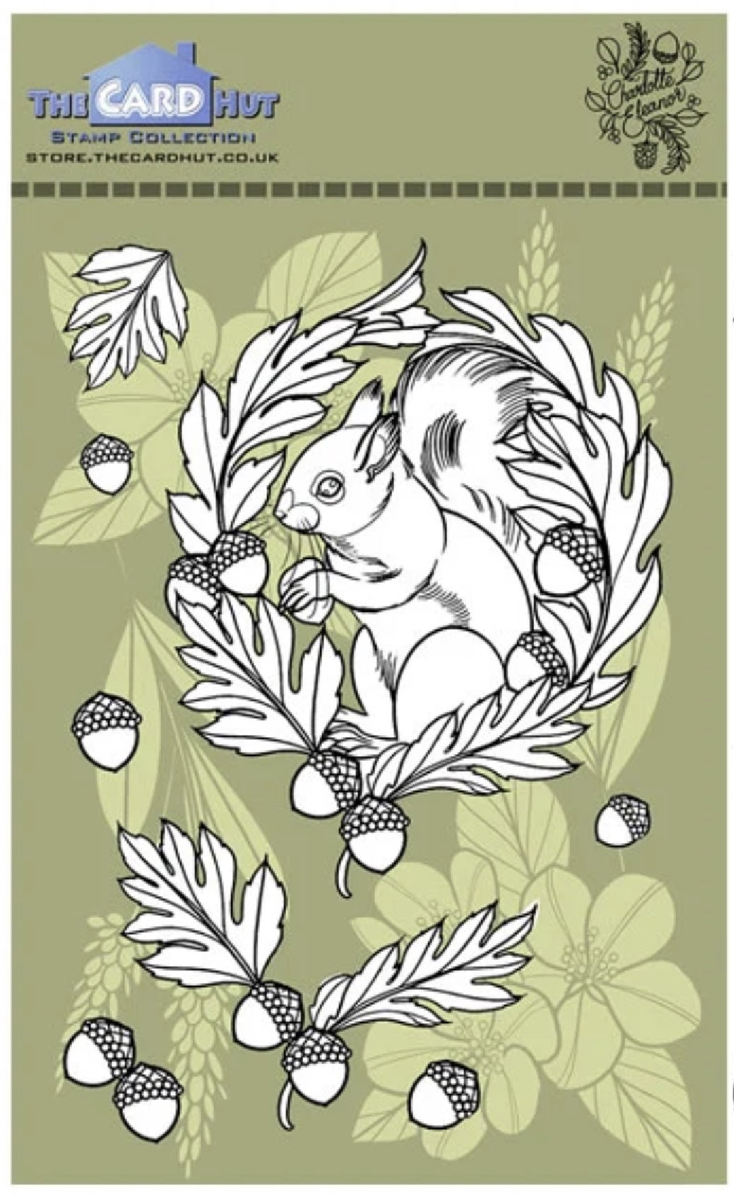 Charlotte Eleanor Designs: Woodland Critters Stamp Collection - Squirrel