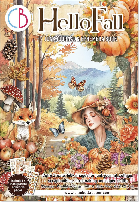 Ciao Bella - Hello Fall - Junk Journal & Ephemera Book