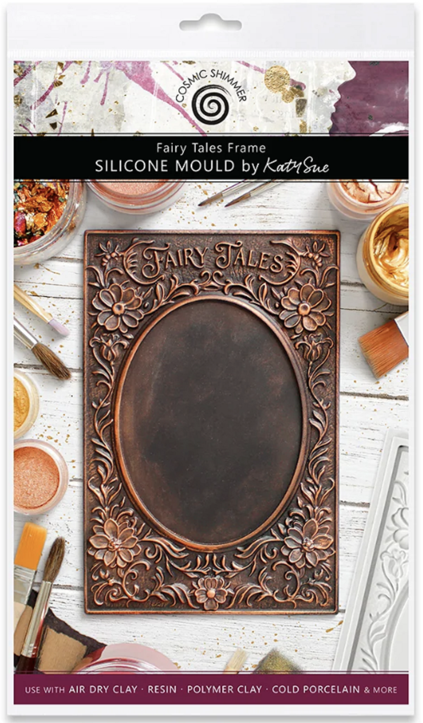Cosmic Shimmer Silicone Mould By Katy Sue - Fairy Tales Frame