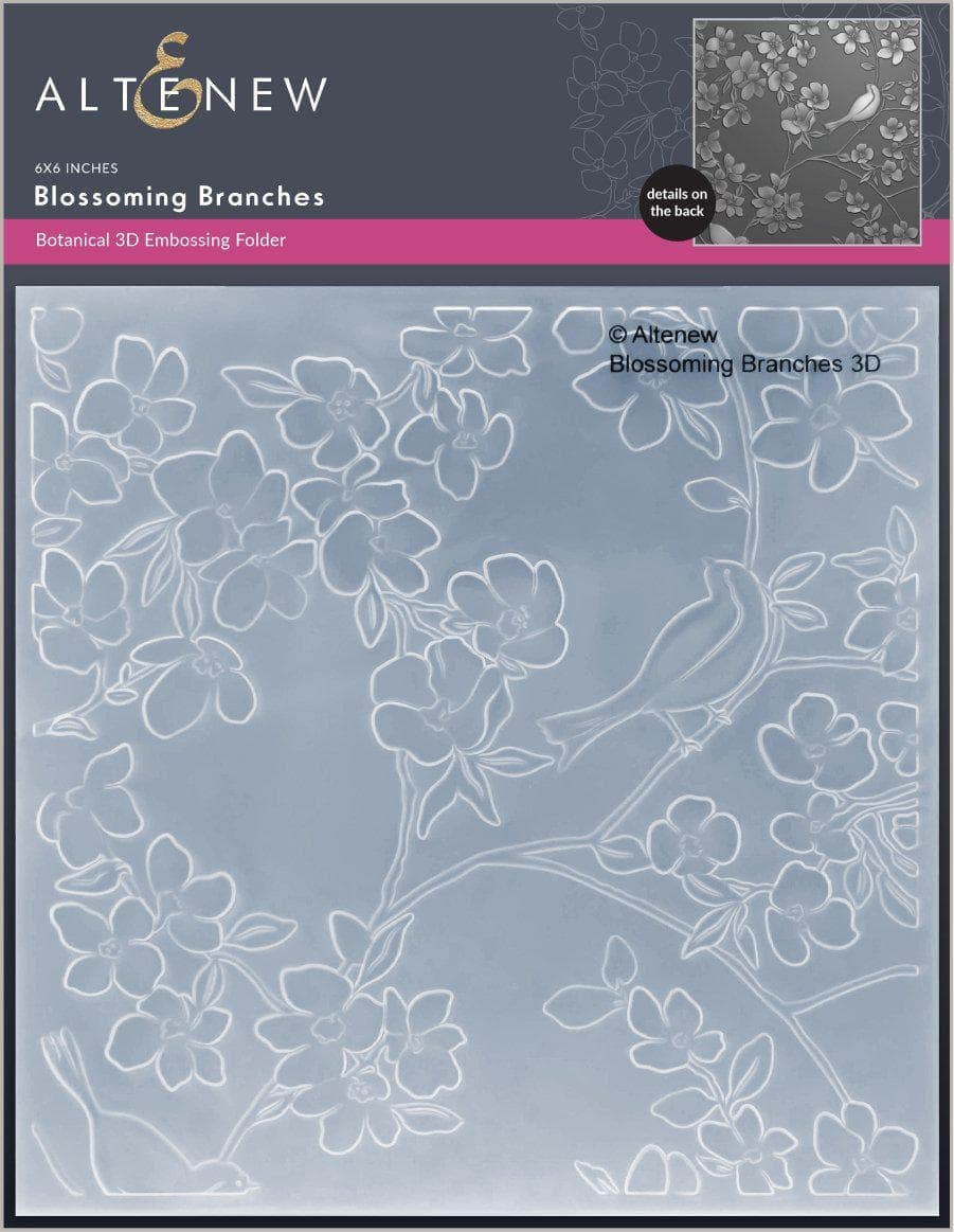 Altenew Blossoming Branches Embossing Folder 6x6