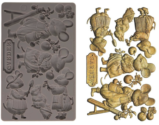 Prima Marketing - Homegrown - Tiny Gardeners Mould - The 3 Girls Tale