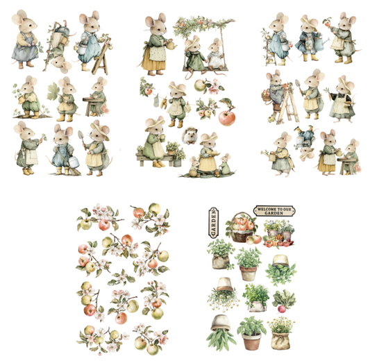 Prima Marketing - Homegrown - Sticker Sheets - The 3 Girls Tale