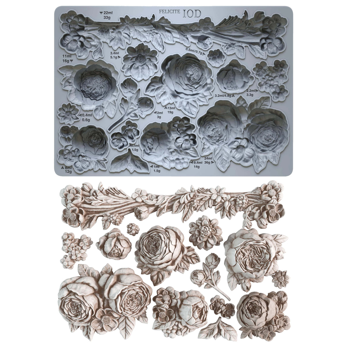 NEW! Decor Mould by IOD - Iron Orchid Designs - Felicite