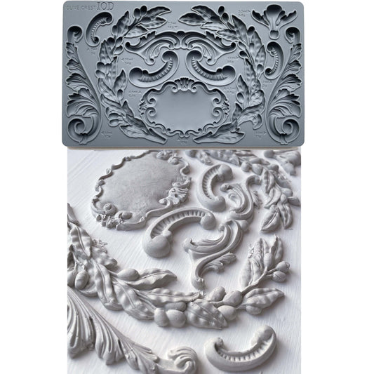 Iron Orchid Decor Mould - Olive Crest