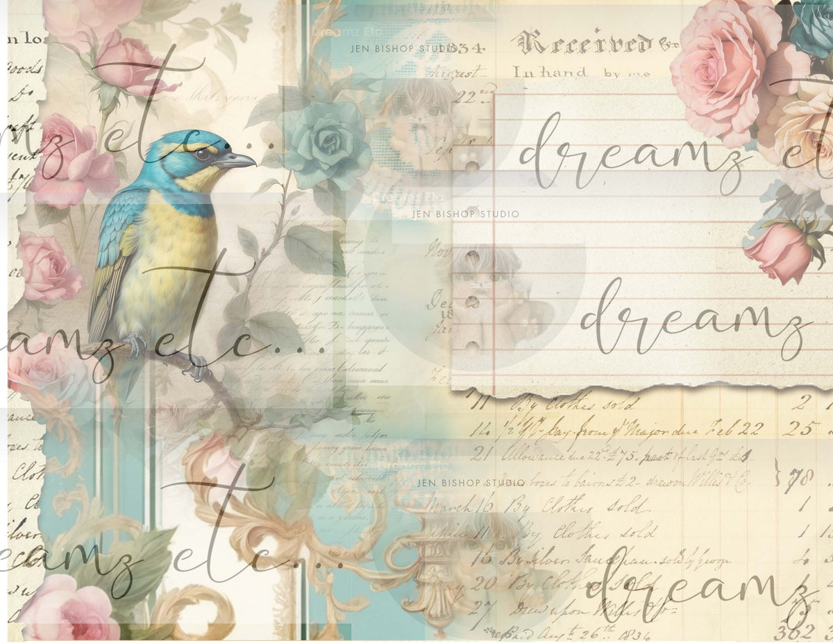 Manor House - Digital Collection - Journal Making, Scrapbooking & Cardmaking Kit