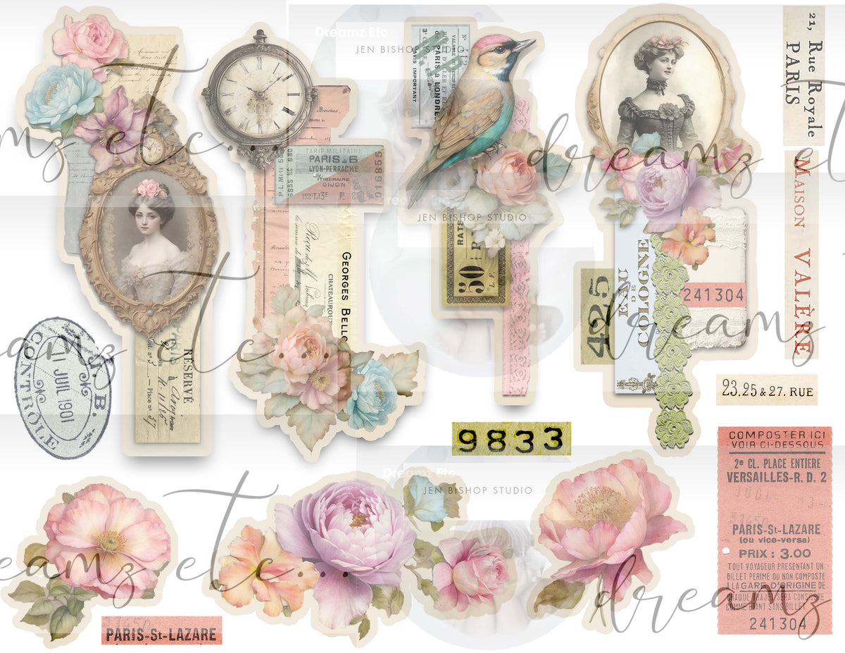 Manor House - Digital Collection - Journal Making, Scrapbooking & Cardmaking Kit