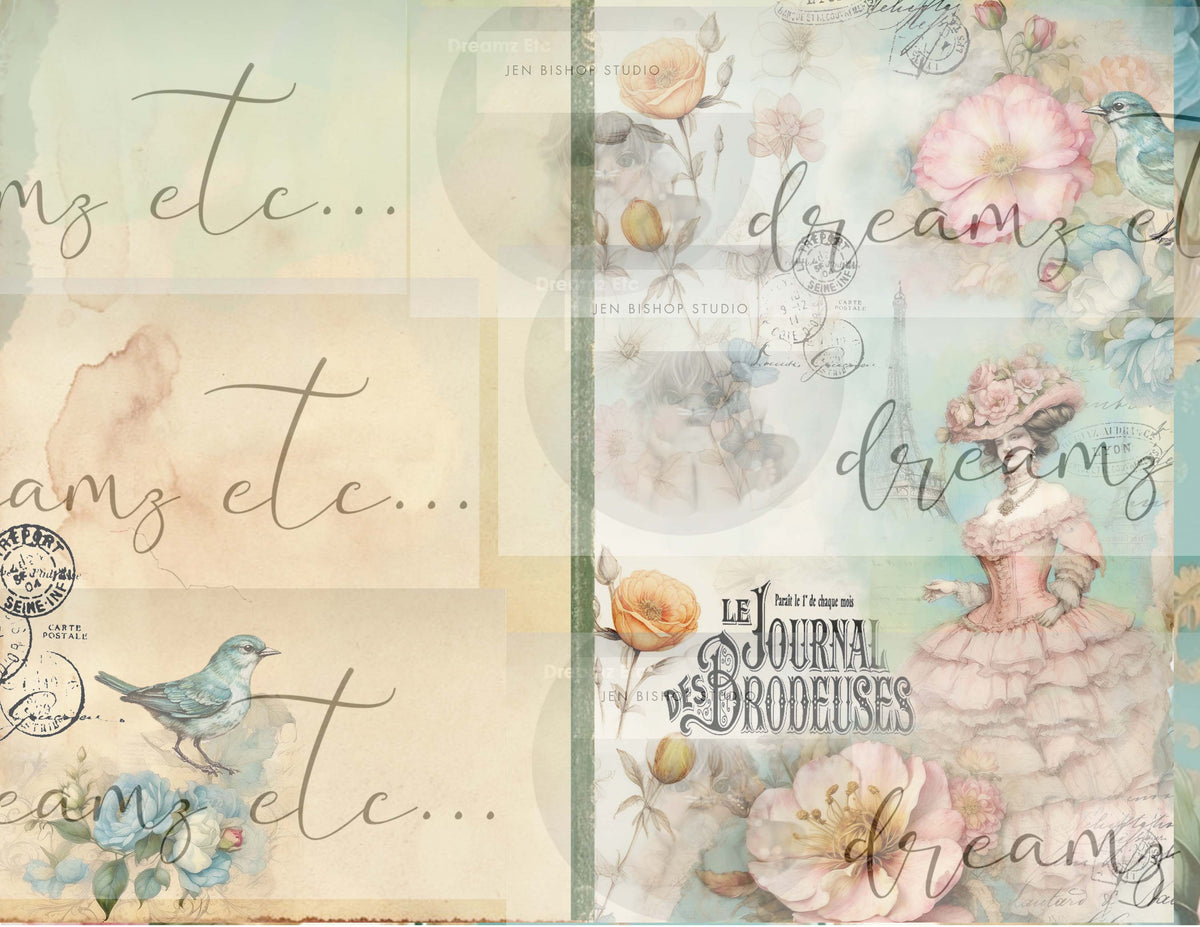 Manor House - Digital Collection - Journal Making, Scrapbooking & Cardmaking Kit