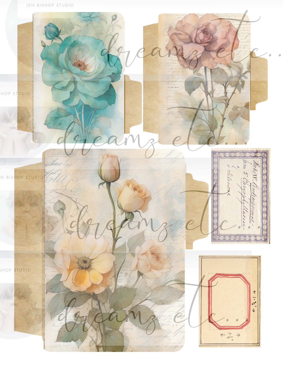 Manor House - Digital Collection - Journal Making, Scrapbooking & Cardmaking Kit