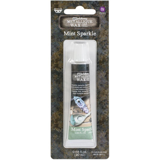 Finnabair Art Alchemy Metallique Wax  - Prima - Mint Sparkle