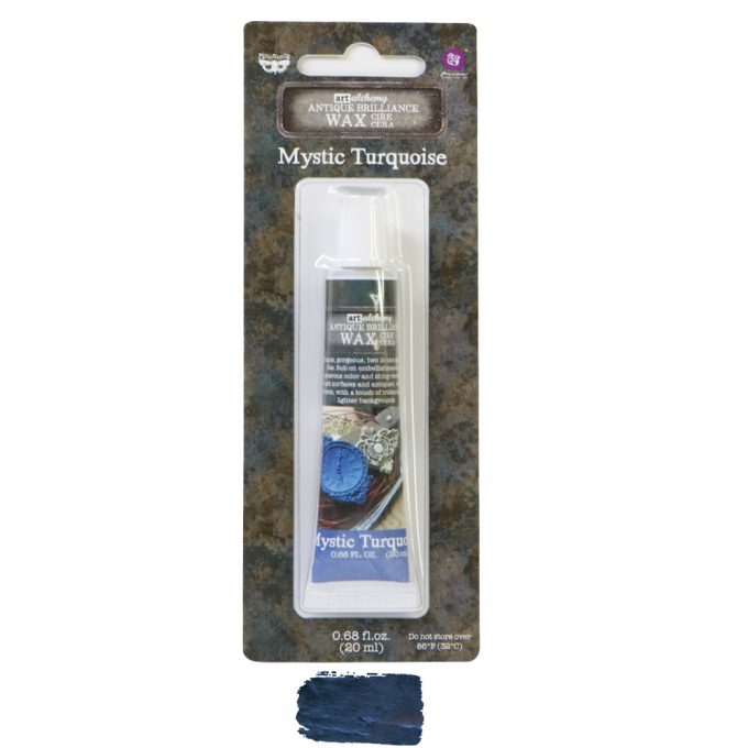 Finnabair Art Alchemy Antique Brilliance Wax - Mystic Turquoise