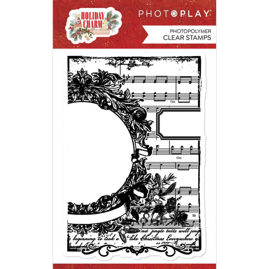 PhotoPlay Photopolymer Clear Stamps - Holiday Charm Background