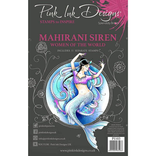 Pink Ink Designs - Mythical Series - Mahirani Siren Stamp Set