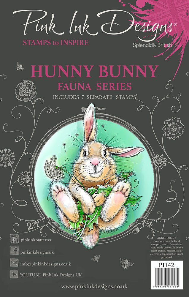 Pink Ink Designs - Mythical Series - Hunny Bunny Stamp Set