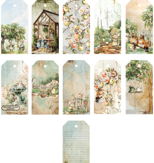 Prima Marketing - Homegrown - Tag Collection - The 3 Girls Tale