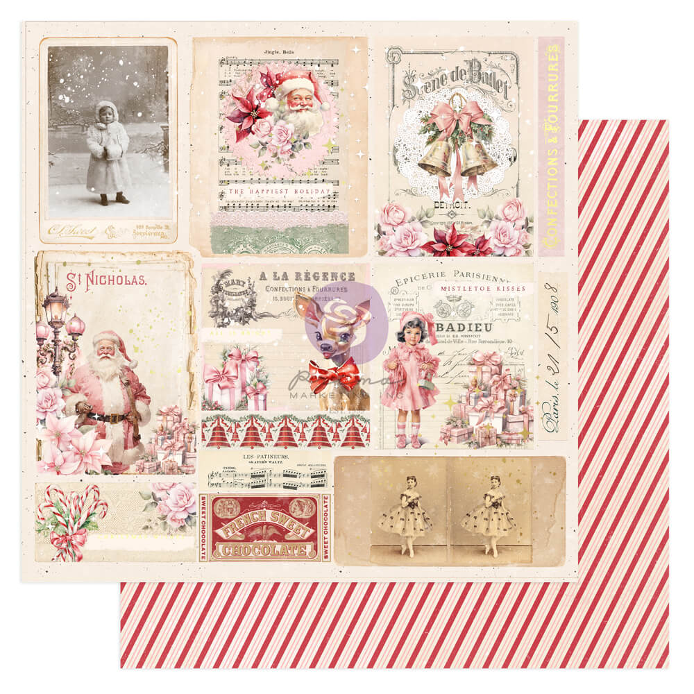 Prima Marketing - 25 & Peppermint - 12x12 Paper Pack Collection - Frank Garcia