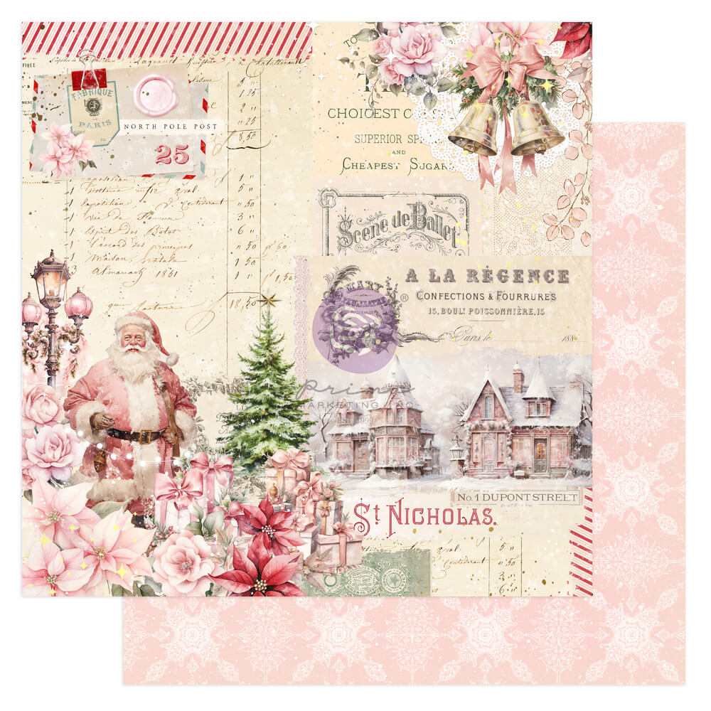 Prima Marketing - 25 & Peppermint - 12x12 Paper Pack Collection - Frank Garcia