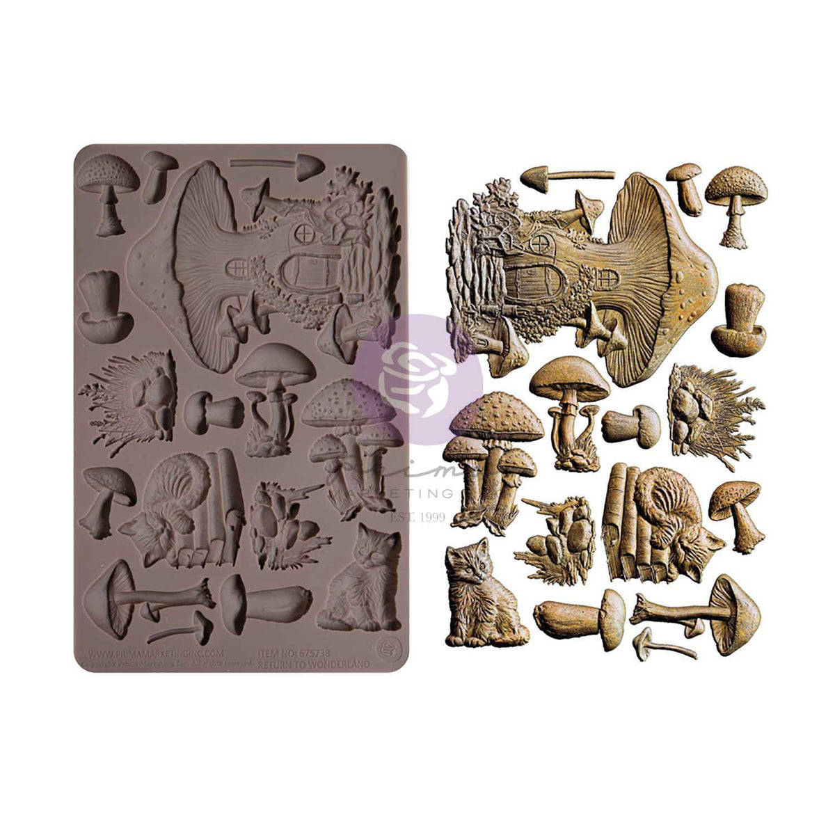 Prima Marketing - Return to Wonderland Collection - Mould - Fairyland Fungi