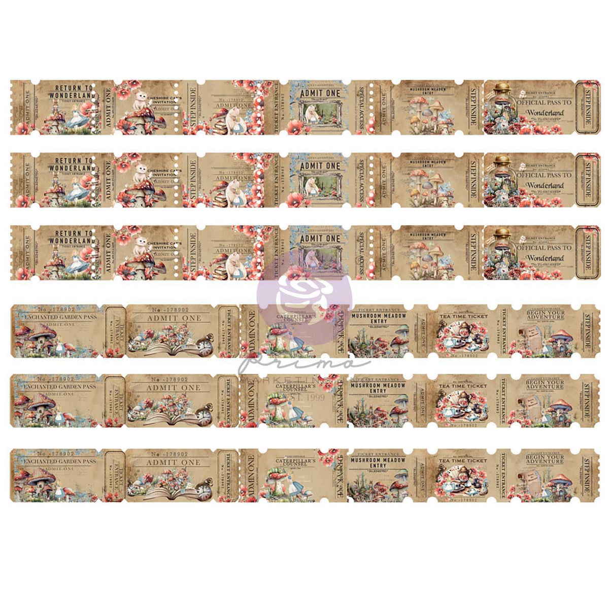 Prima Marketing - Return to Wonderland Collection - Tickets