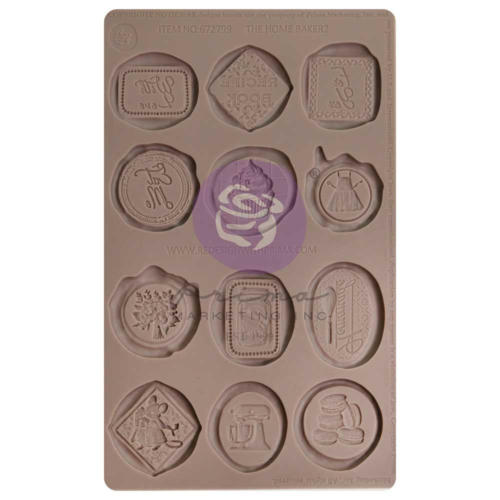 Prima Marketing - The Home Baker Collection - Mould 5x8 - Sweet Seal