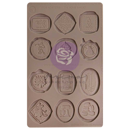 Prima Marketing - The Home Baker Collection - Mould 5x8 - Sweet Seal