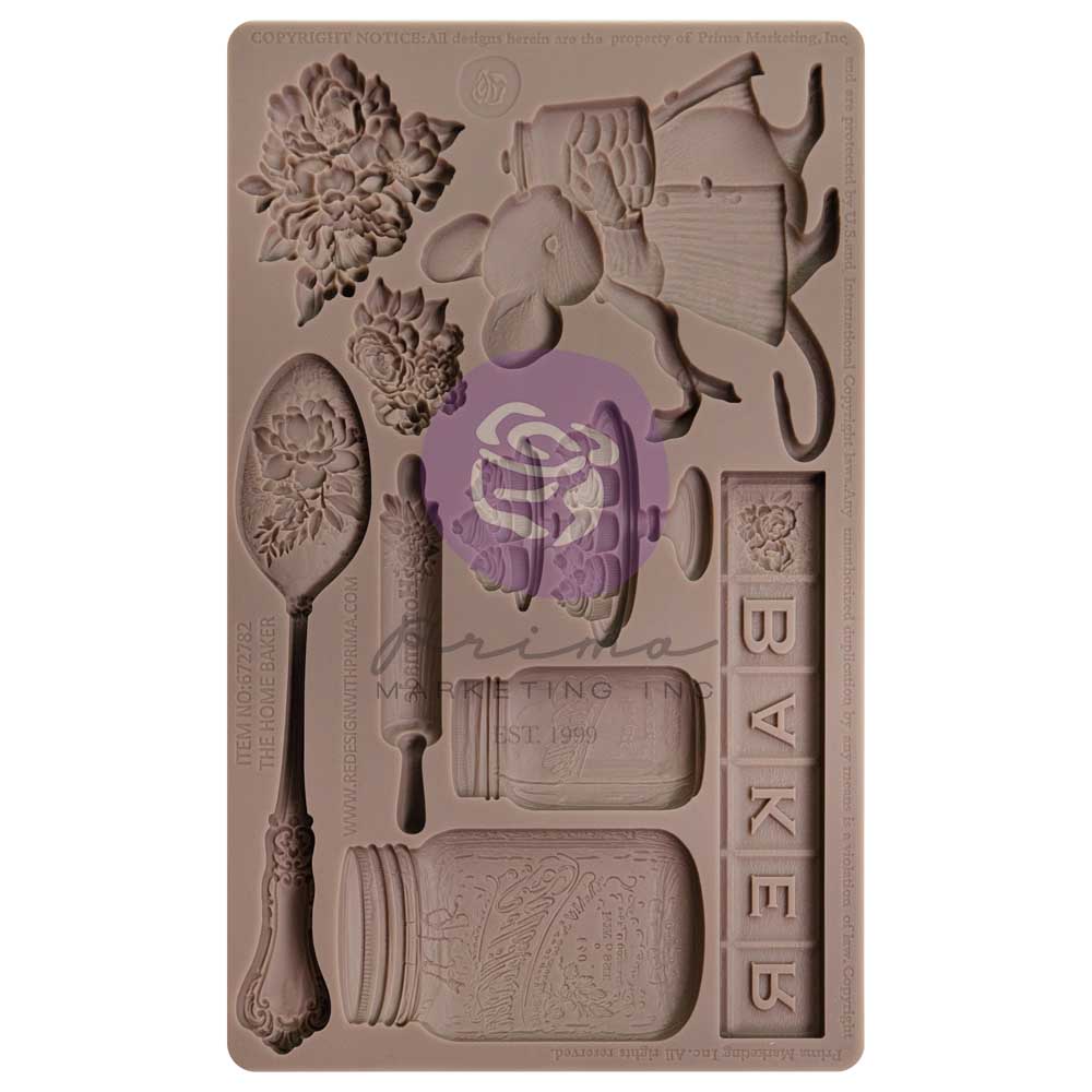 Prima Marketing - The Home Baker Collection - Mould 5x8 - Baker's Delight