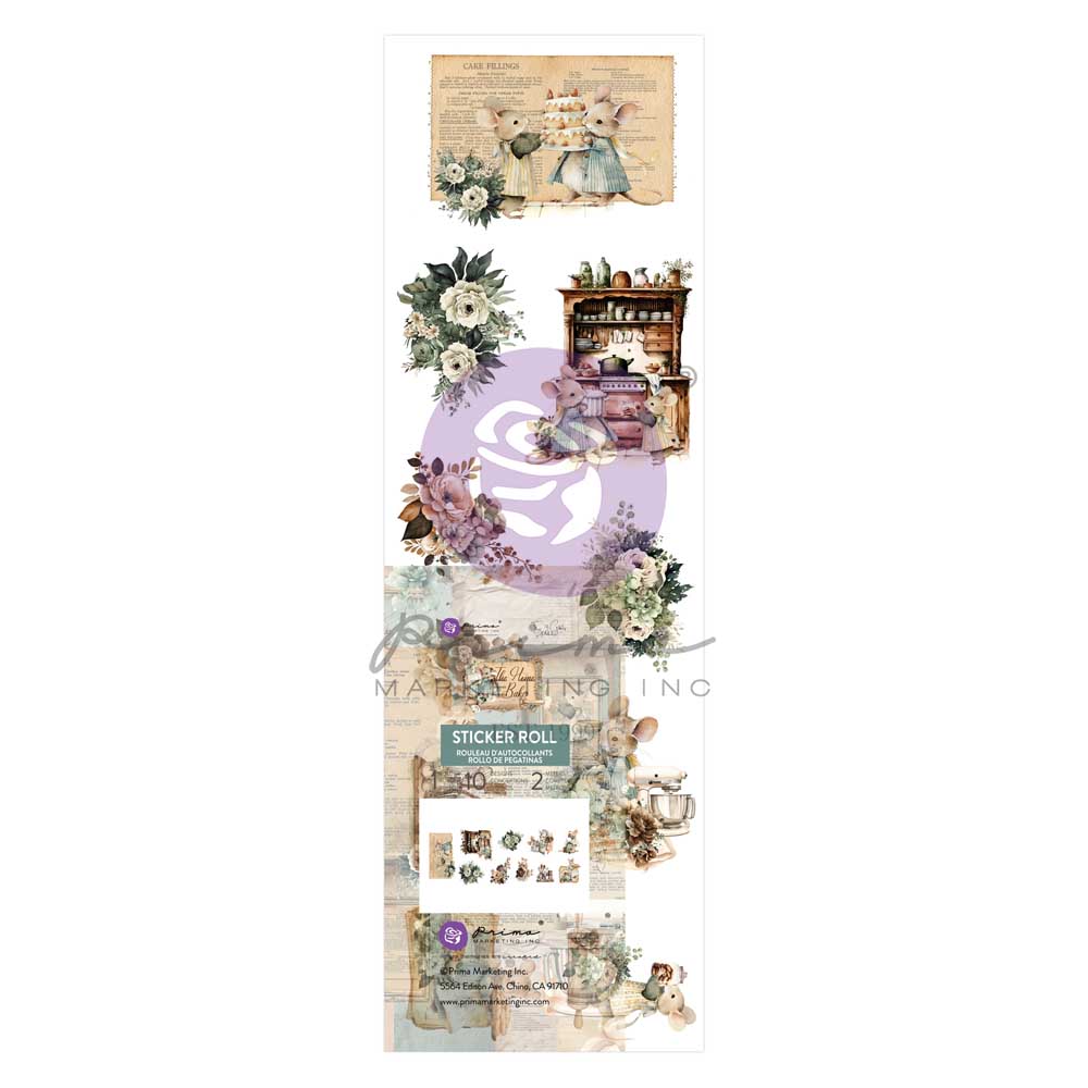 Prima Marketing - The Home Baker Collection - Sticker Roll