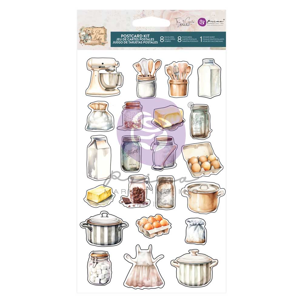 Prima Marketing - The Home Baker Collection - Sticker Sheet