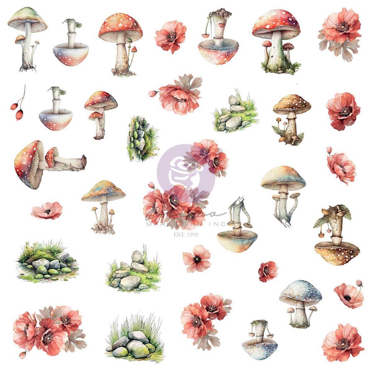 Prima Marketing - Return to Wonderland Collection - Wonderland Forest Finds Ephemera