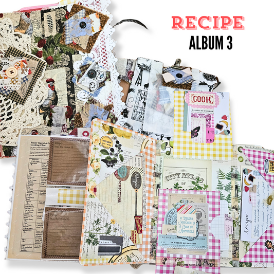Handcrafted Recipe Album - Americana Retro - Album 3