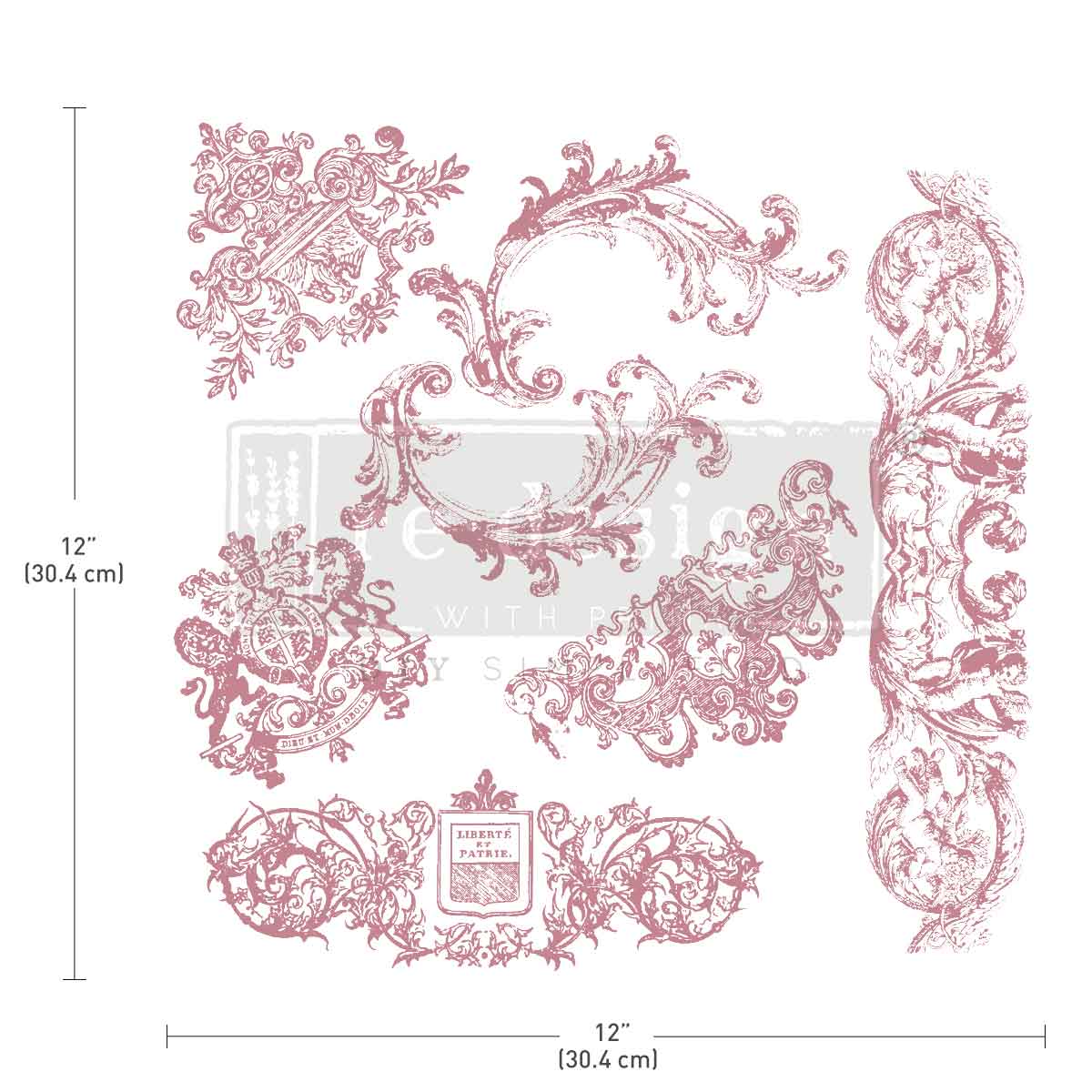 Redesign by Prima - Decor Stamp - Chateau De Maisons