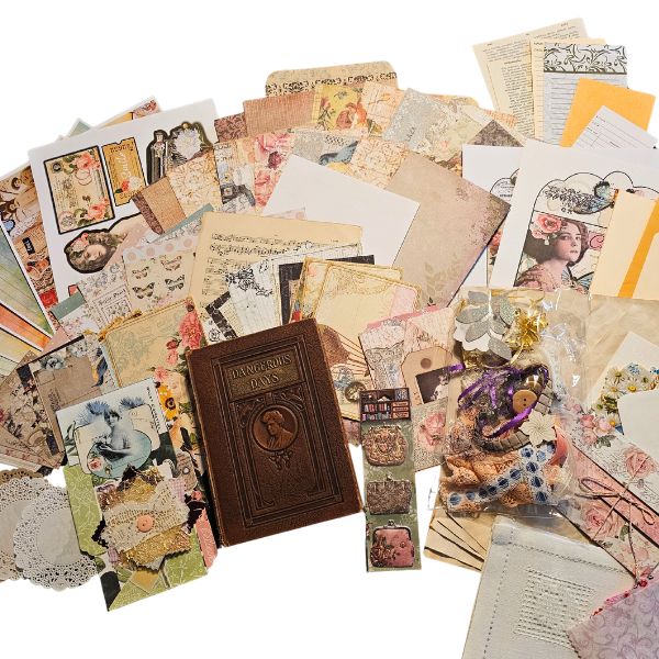 Deluxe Vintage Rinehart Journal Kit - BLACK FRIDAY HOT BUY! - ONLY ONE LEFT!