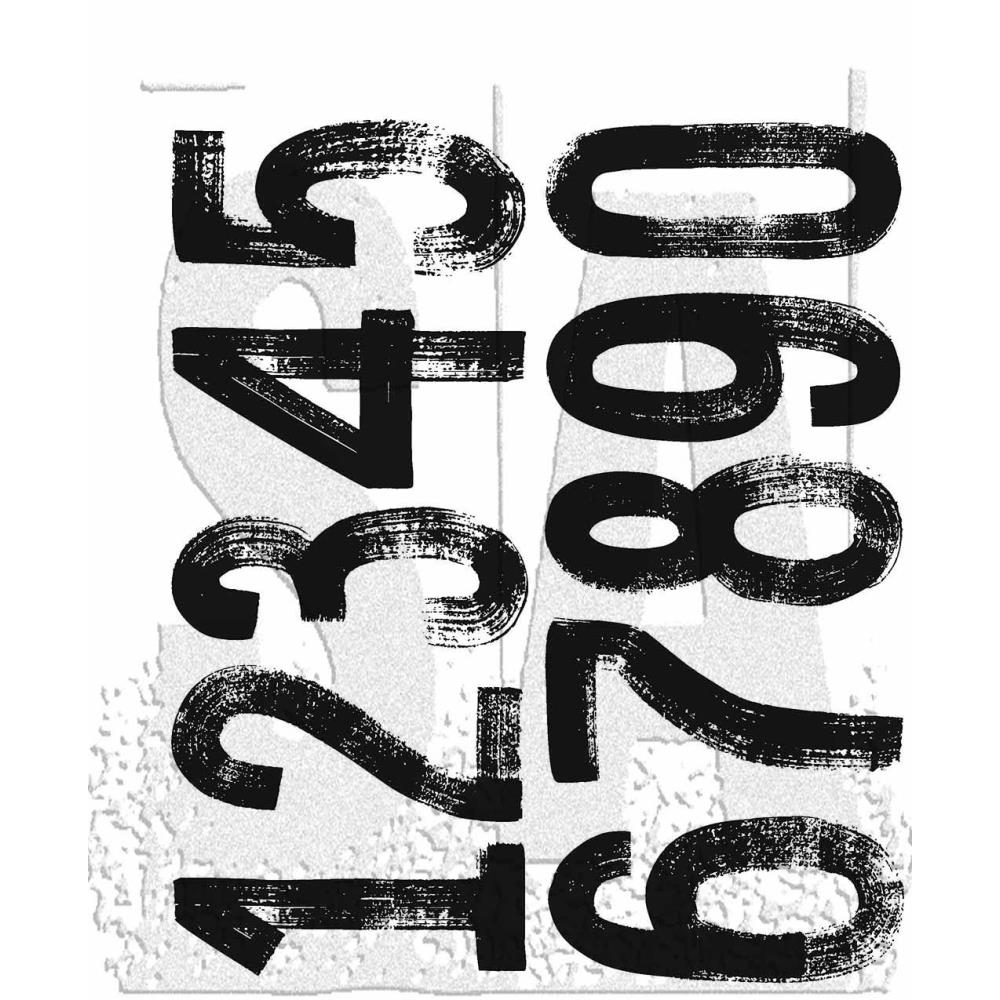 Stampers Anonymous - Tim Holtz Cling Rubber Stamp - Paint by Number