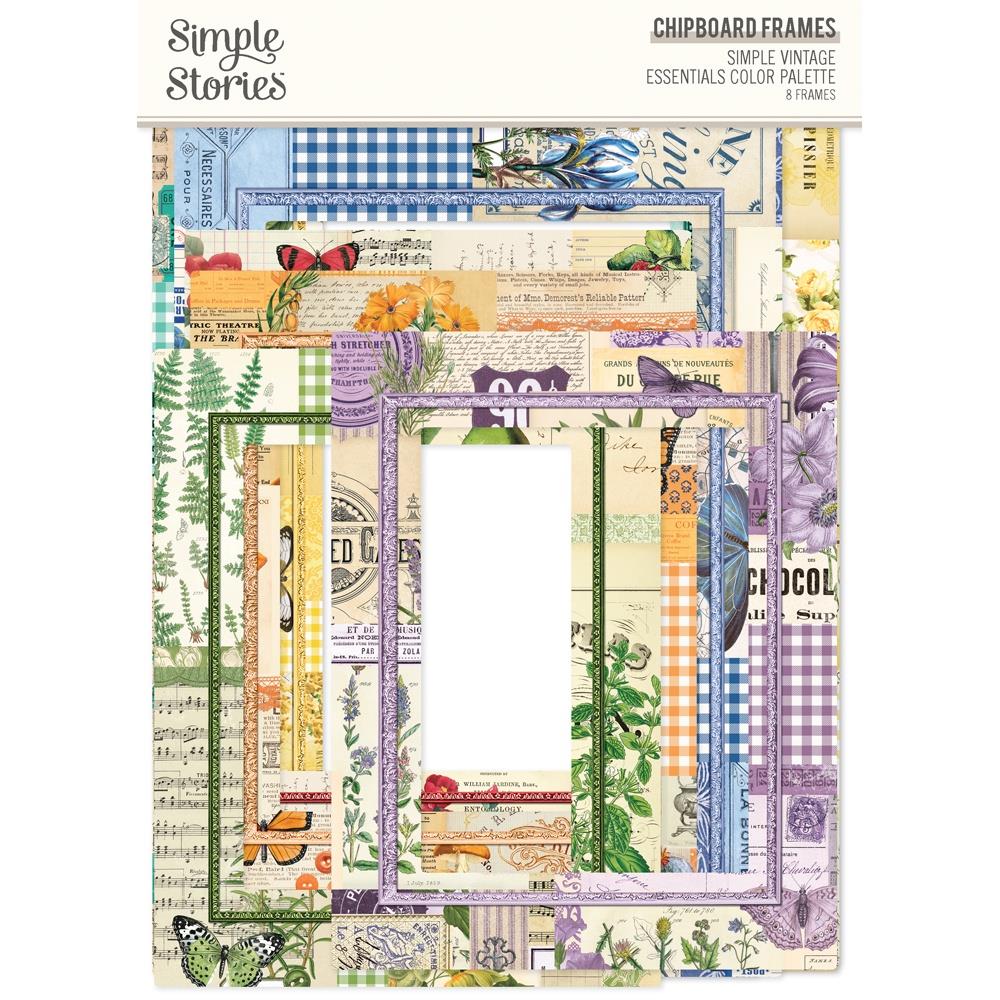 Simple Stories - Simple Vintage Essentials Color Palette - Chipboard Frames