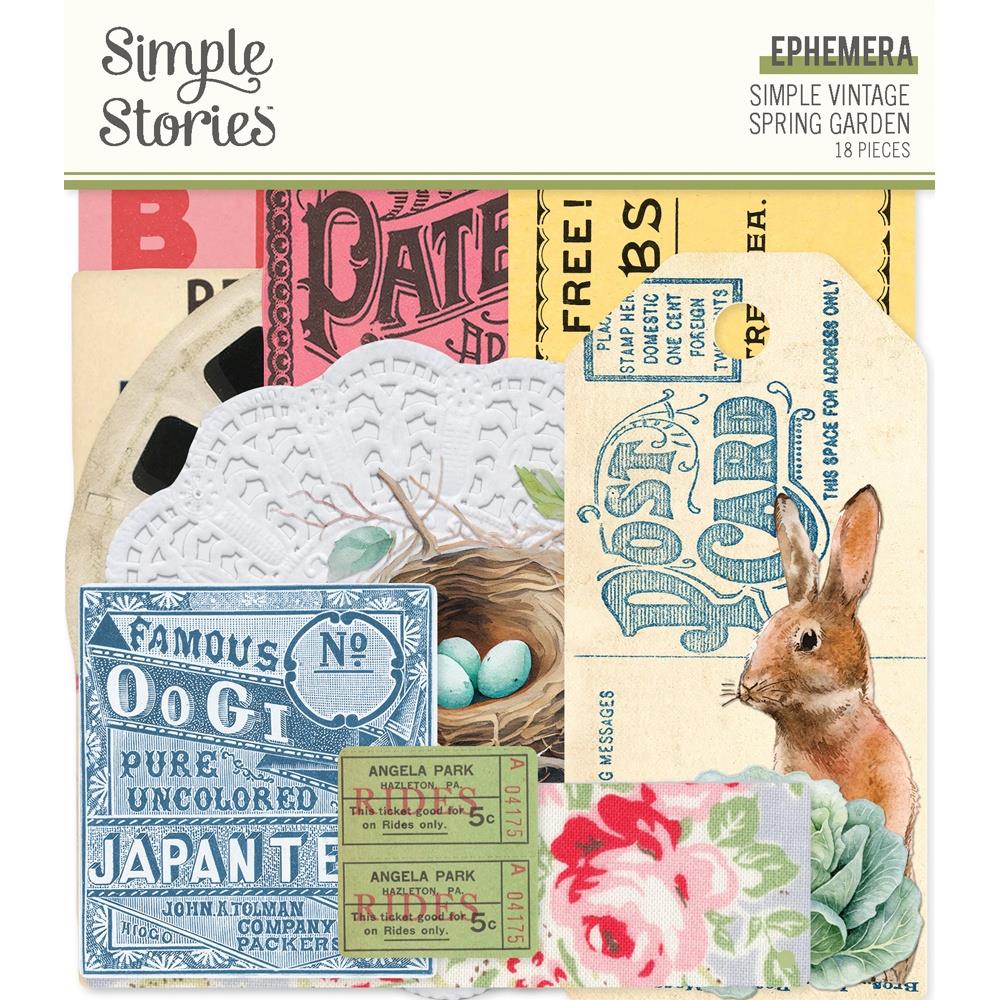 Simple Stories - Simple Vintage Essentials - Spring Garden - Ephemera