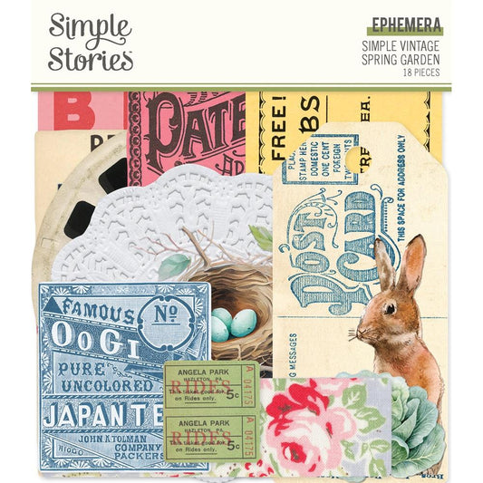 Simple Stories - Simple Vintage Essentials - Spring Garden - Ephemera