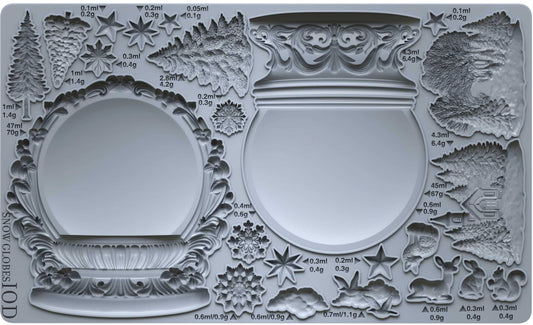 Snow Globes - 6x10 Mould - Iron Orchid Designs