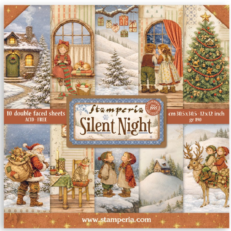 Stamperia Silent Night 12x12 Paper Pad - Double-Sided