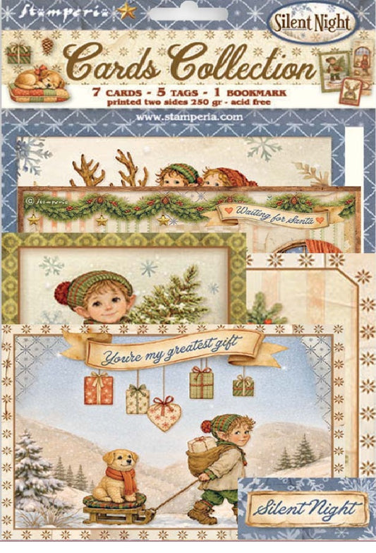 Stamperia Silent Night Cards Collection