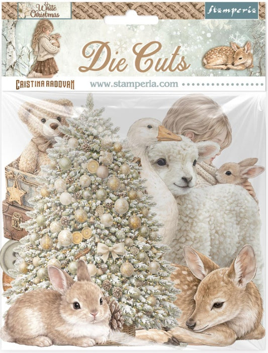 Stamperia - White Christmas Die Cuts