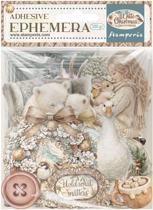 Stamperia - White Christmas Ephemera