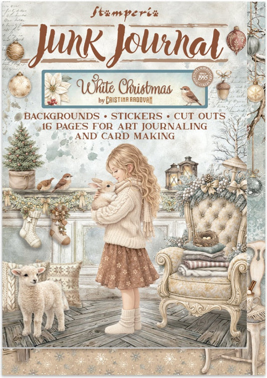 Stamperia Junk Journal - White Christmas